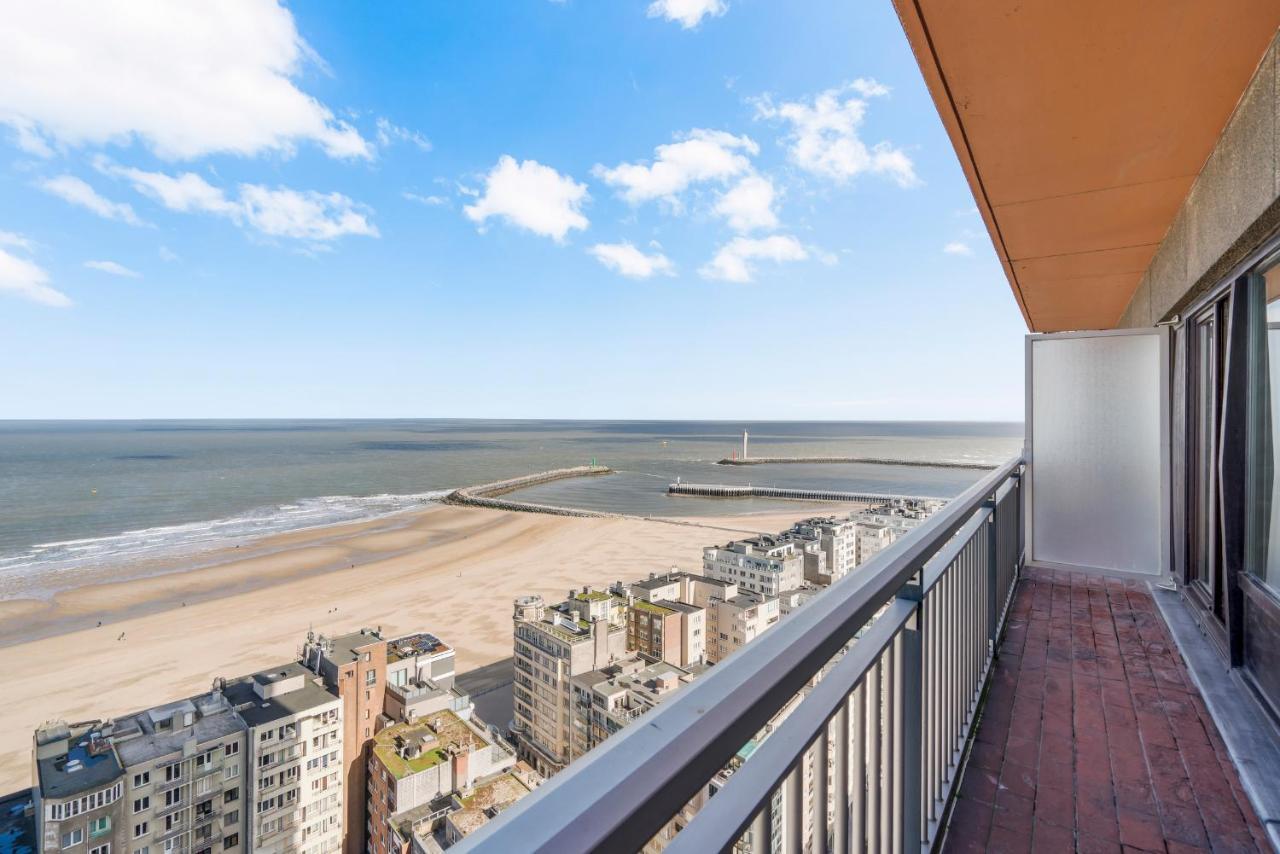 Ferienwohnung Skyline App 5P Met Prachtige Uitzichten & Terras Ostende Exterior foto